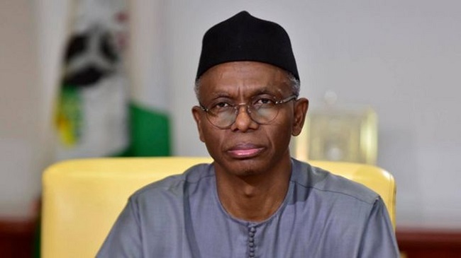 A file photo of Kaduna State Governor, Nasir El-Rufai.