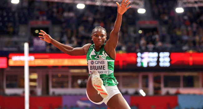 Ese Brume Wins Silver At World Indoor Championships 