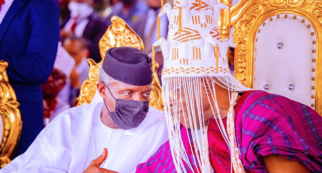 Olubadan Coronation: Why Ibadan Remains The City Of Many Firsts, Osinbajo Reveals