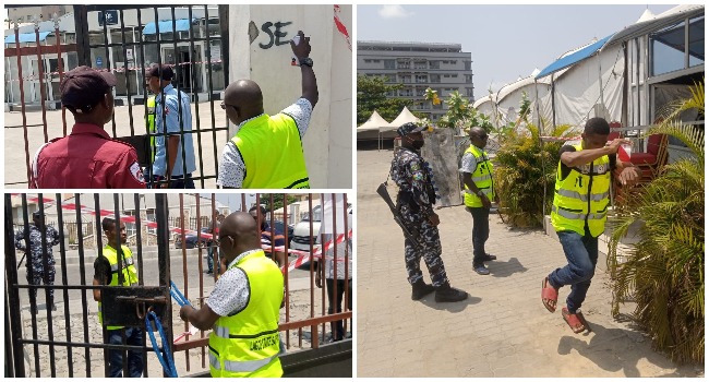 Havillah Event Centre, Oniru was sealed by the Lagos State Government on March 5, 2022 for allowing the distribution of petrol kegs as souvenirs within its premises. 