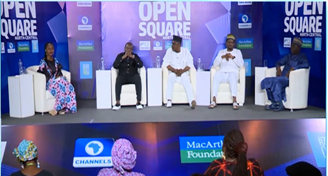 Federal lawmakers attended an Open Square event in Abuja on April 30, 2022.