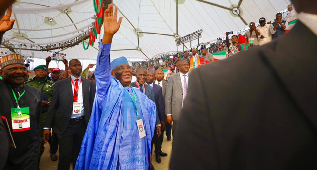 Atiku Emerges PDP's 2023 Presidential Flagbearer – Channels Television
