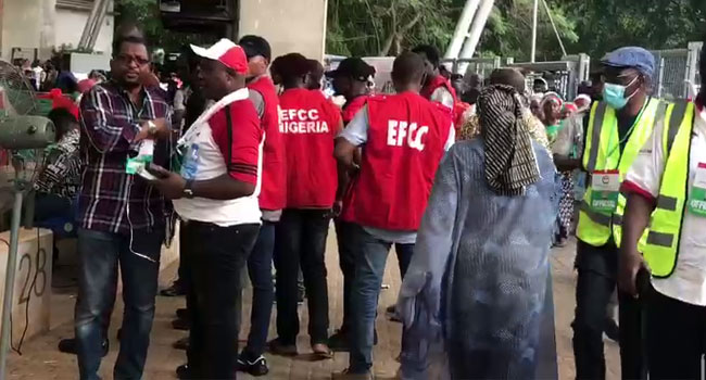 EFCC Operatives Storm Venue Of PDP Presidential Primary Election