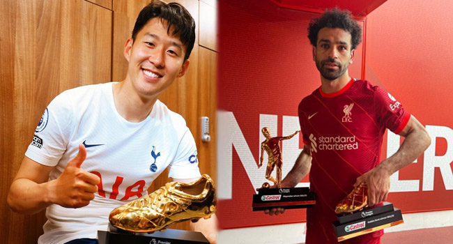 Salah And Son Heung-Min Share Premier League Golden Boot