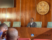 Ebonyi State Governor, Dave Umahi, addresses State House correspondents in Abuja on May 10, 2022.