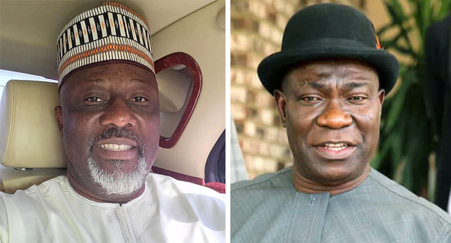 Dino Melaye has shown his support for the embattled senator Ike Ekweremadu