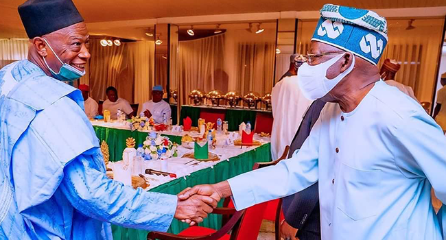 President Muhamamdu Buhari met with APC presidential aspirants at the State House in Abuja on June 4, 2022. 
