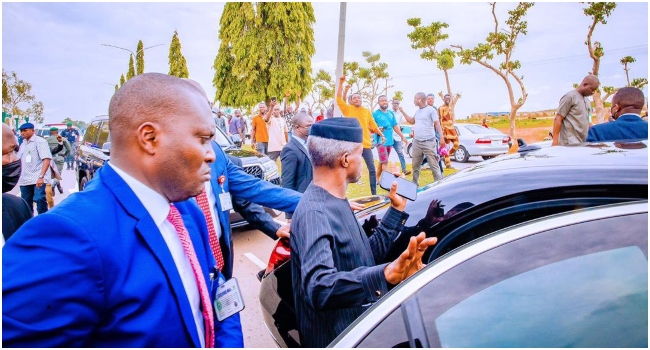 Yemi Osinbajo rescued accident