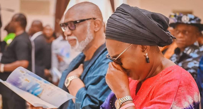 Owo Attack: We Failed To Defend Victims, Akeredolu Laments At Funeral