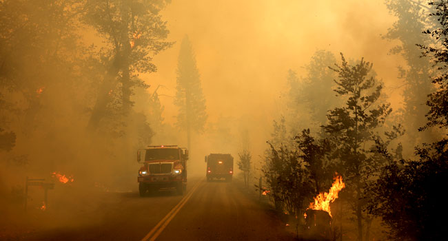 US Heatwave Soars As Fire Ravages Parts Of California