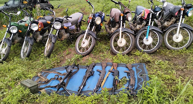 Troops Neutralise Scores Of Terrorists In Kaduna, Recover Weapons
