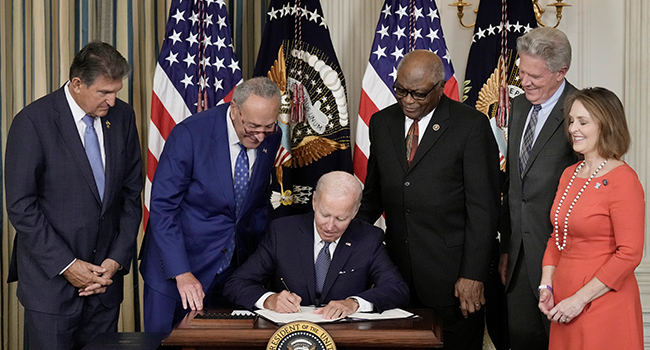 Biden Signs Major Climate Change, Healthcare Law – Channels Television