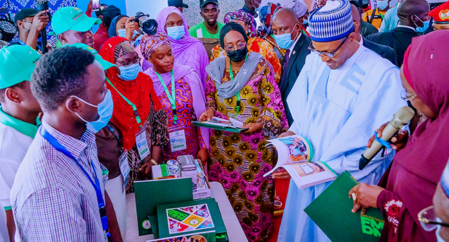 President Muhammadu Buhari visits Borno State for the 2022 World Humanitarian Day and Commissions some State Government Projects in Maiduguri on August 18, 2022. Bayo Omoboriowo/State House