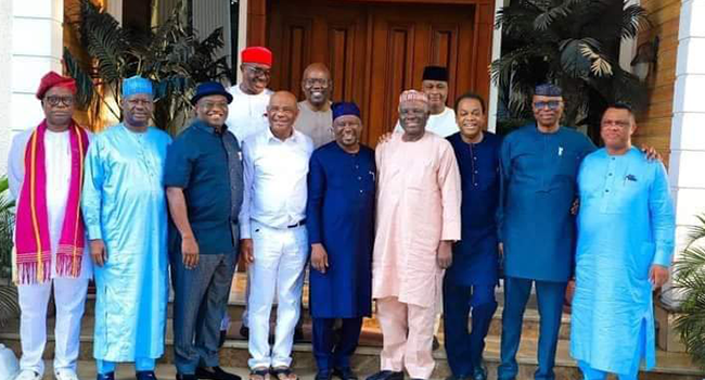 Rivers State Governor Nyesom Wike met with an Atiku Abubakar delegation in Port Harcourt on August 19, 2022.