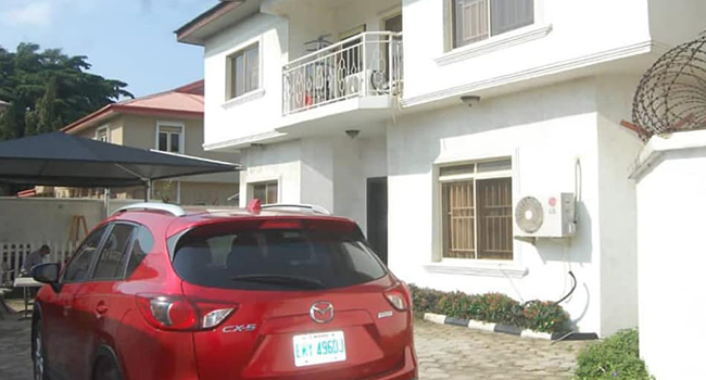 The NDLEA on August 2, 2022, said the pictured house was found to have been converted into a meth lab.