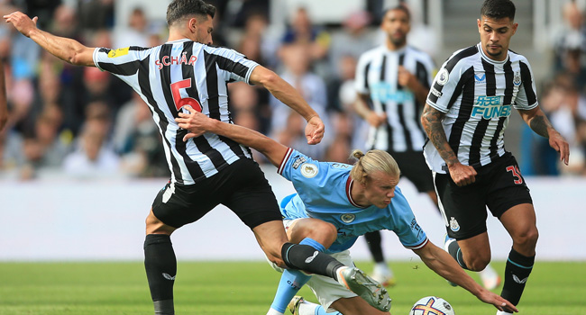 Man City Fight Back To Salvage Draw Against Newcastle