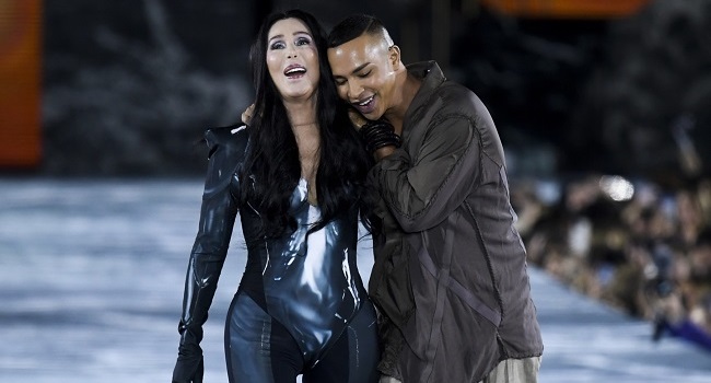 Balmain Turns Fashion Show Into Music Fest Featuring Cher, Ckay