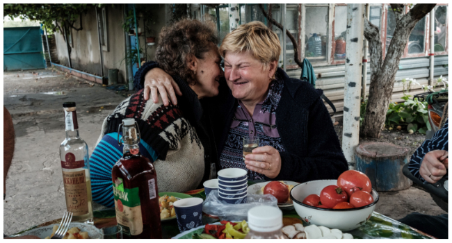 Tears Of Relief As Ukraine Frontline Families Reunite