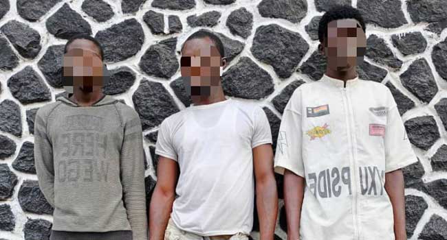 Three Suspected Traffic Robbers Nabbed In Lagos