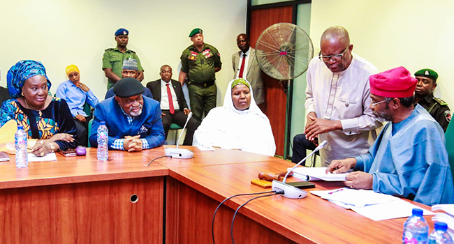 ASUU members met with the House of Representatives in Abuja on September 29, 2022.