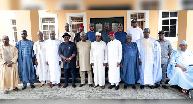 Atiku Abubakar met with PDP Governorship Candidates in Abuja on September 3, 2022.