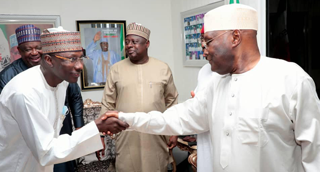 Atiku Abubakar met with PDP Governorship Candidates in Abuja on September 3, 2022.