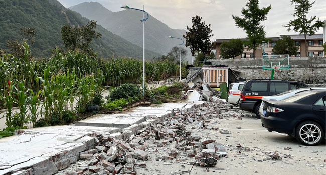 Strong Earthquake Kills 46 In China – Channels Television