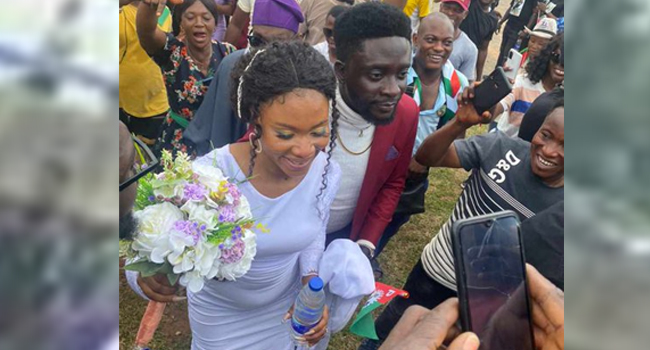 Obi Salutes Newly-Wedded Couple Who Joined Labour Party Rally In Abuja
