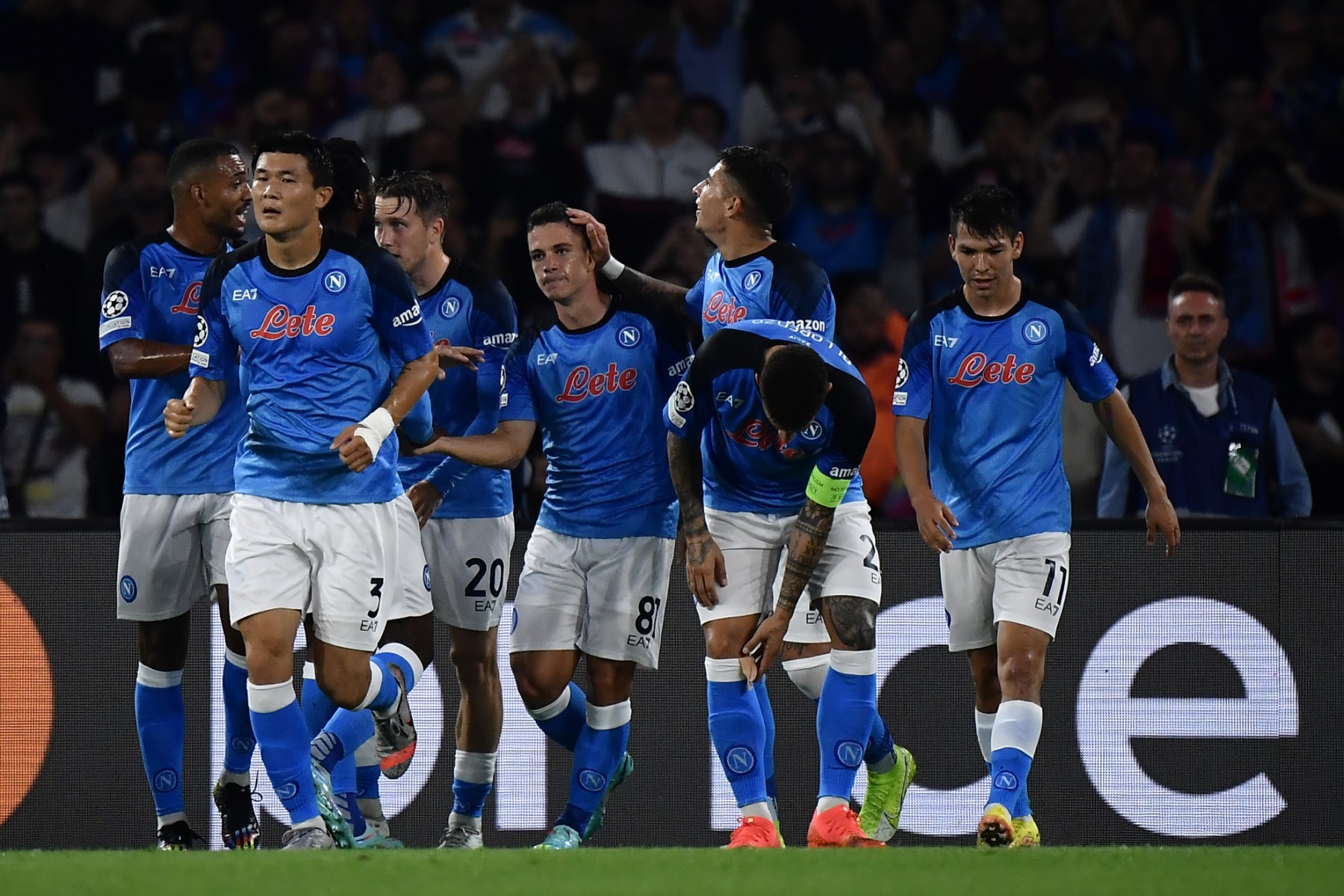 Napoli FC Champions League jersey