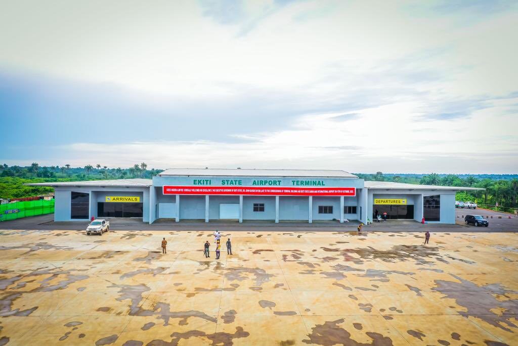 Governor Kayode Fayemi commissioned Ekiti State's first airport on October 15, 2022.