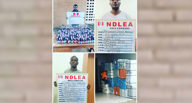 NDLEA Seizes Over 2.4m Tramadol Pills At Lagos Airport