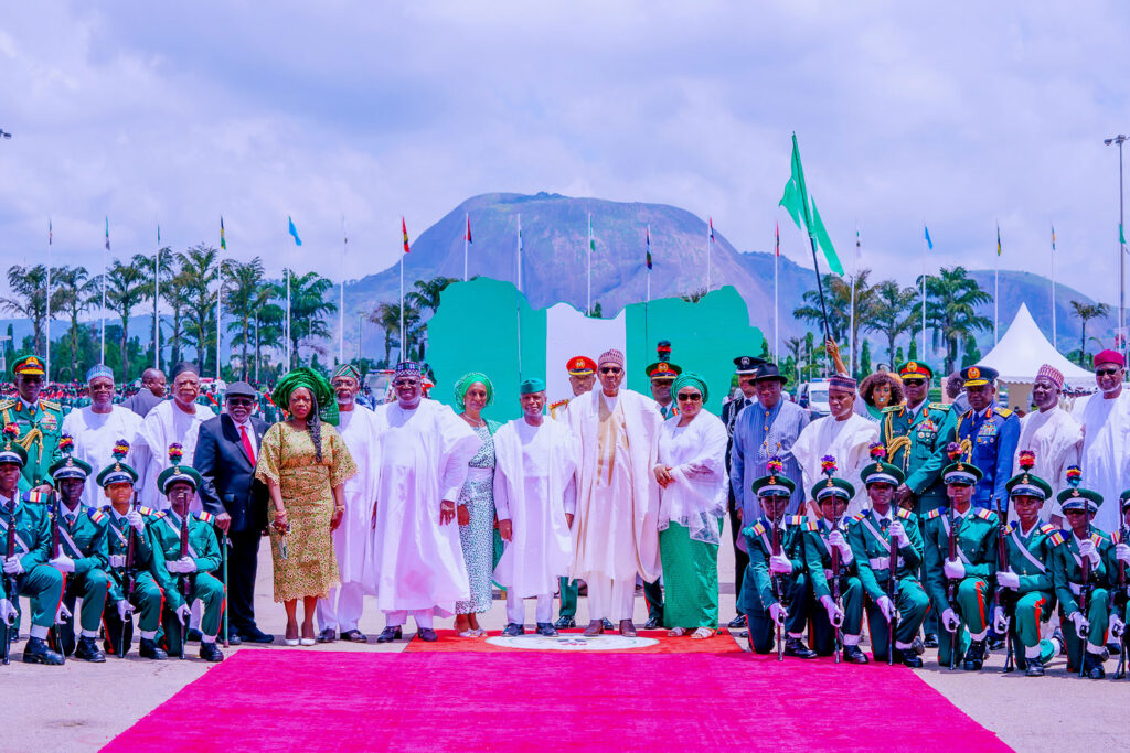 Independence anniversary celebrations at Eagle Square. Bayo Omoboriowo/State House