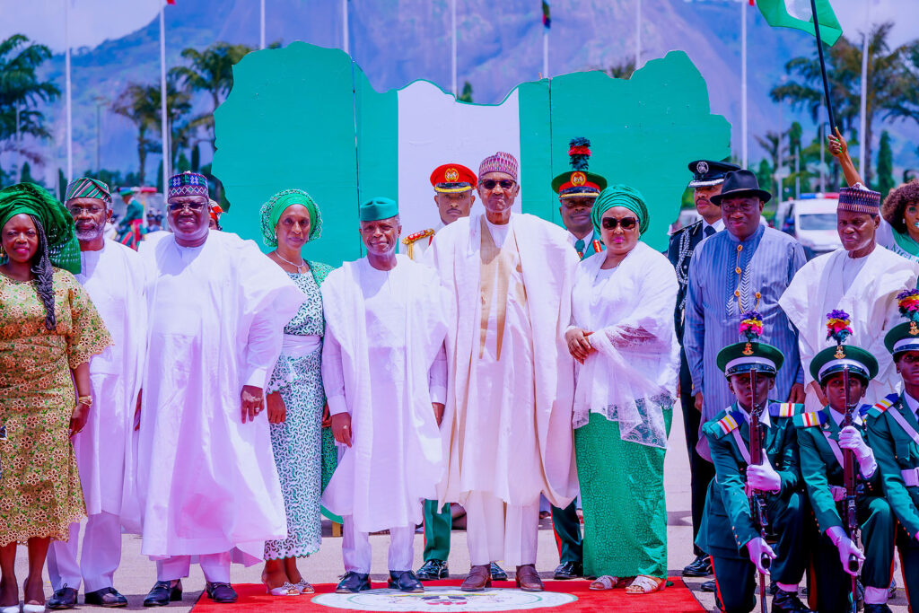 Independence anniversary celebrations at Eagle Square. Bayo Omoboriowo/State House