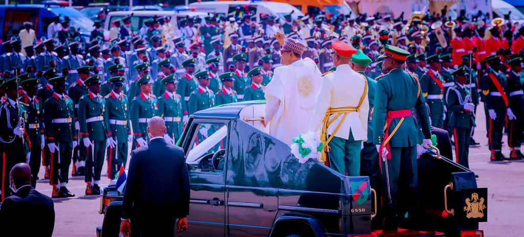 Independence anniversary celebrations at Eagle Square. Bayo Omoboriowo/State House