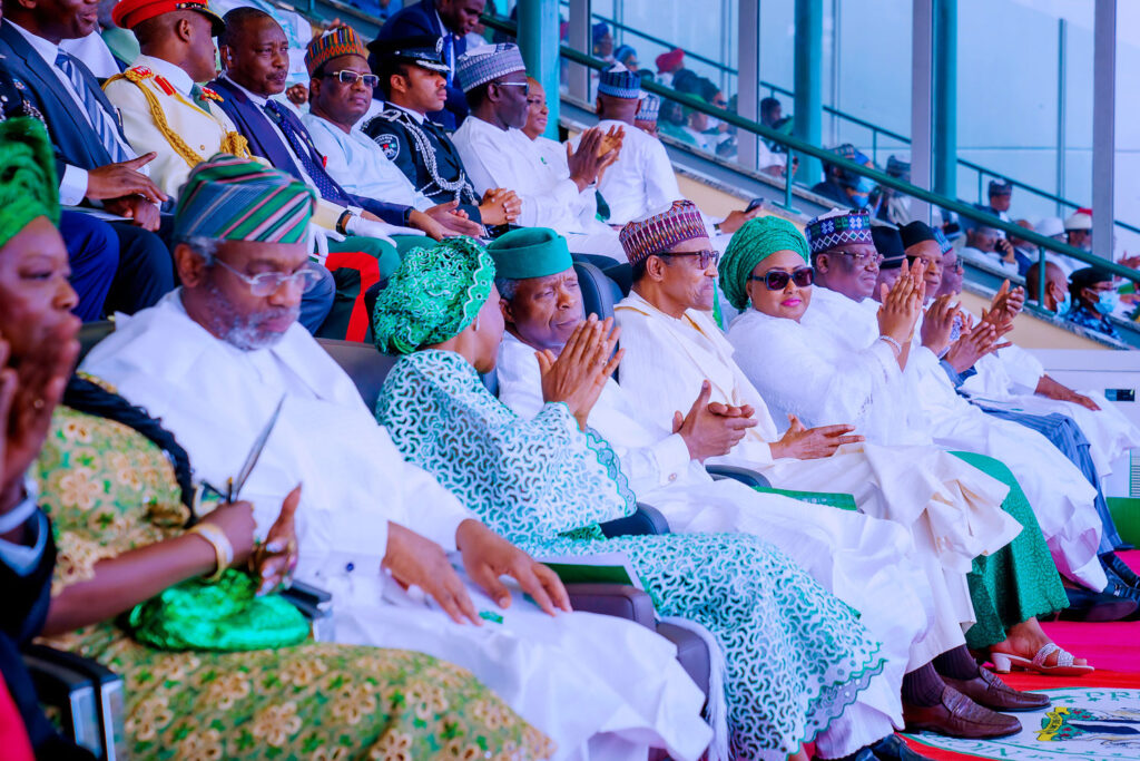 Independence anniversary celebrations at Eagle Square. Bayo Omoboriowo/State House