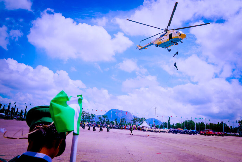 Independence anniversary celebrations at Eagle Square. Bayo Omoboriowo/State House