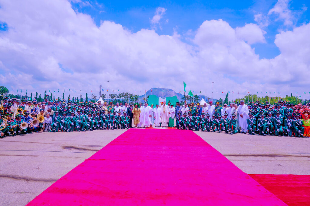 Independence anniversary celebrations at Eagle Square. Bayo Omoboriowo/State House