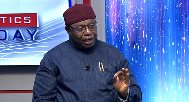 INEC National Commissioner, Festus Okoye on Channels Television’s Politics Today programme on Wednesday, October 26, 2022