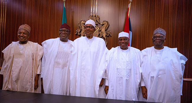 President Muhammadu Buhari met with some Governors on October 7, 2022.