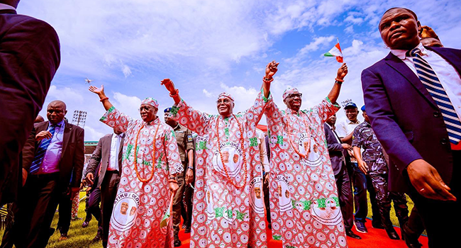 The PDP held its presidential rally in Edo State on October 22, 2022.