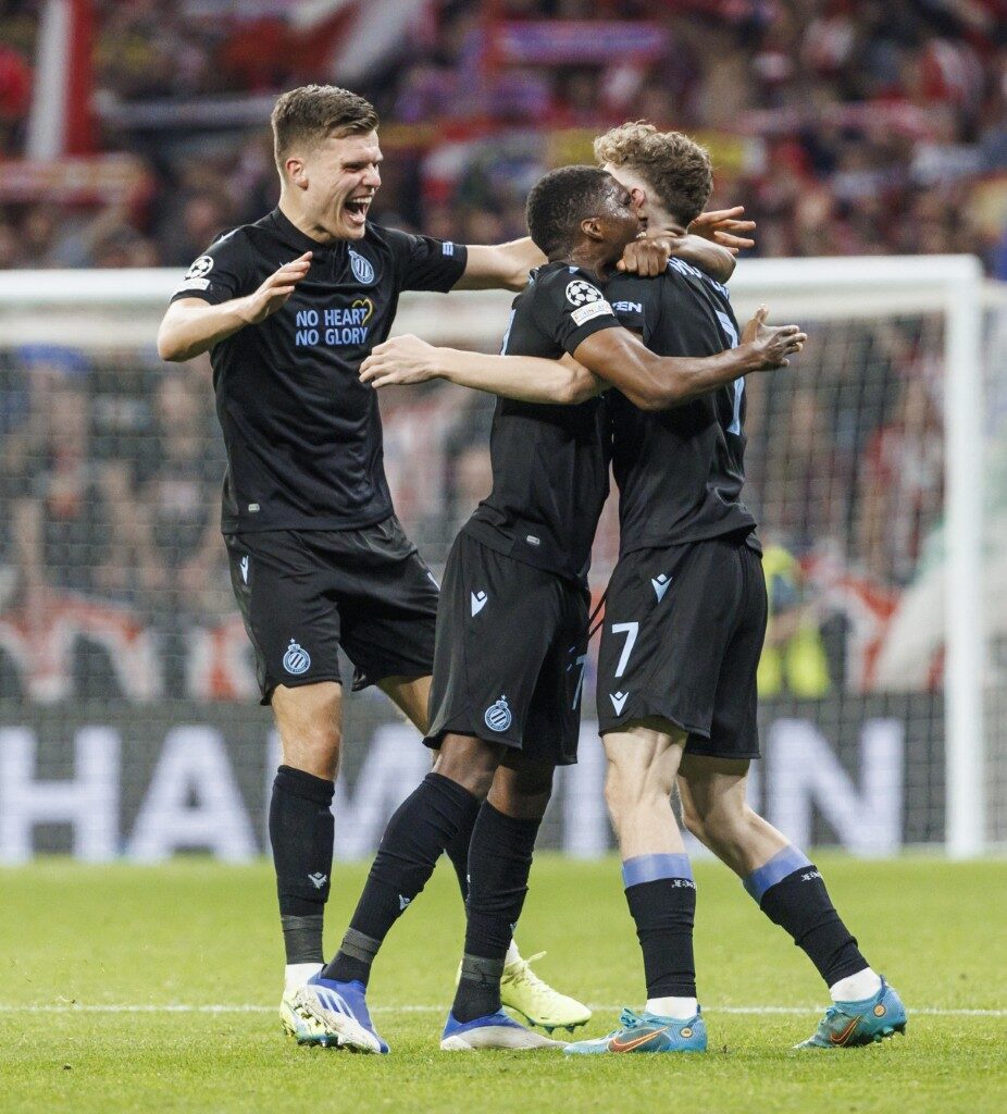 3 things learned from Club Brugge's 2-0 Champions League win over Atlético  Madrid - Into the Calderon