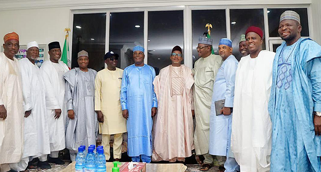 Atiku Abubakar met with Bala Mohammed in Abuja on November 8, 2022.