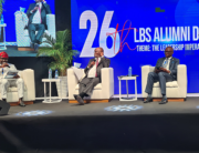 PDP presidential candidate, Atiku Abubakar (middle) at LBS Alumni Day in Lagos on Tuesday, November 15, 2022. Credit: Dare Idowu