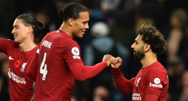 Salah Scores Brace As Liverpool Defeat Spurs – Channels Television