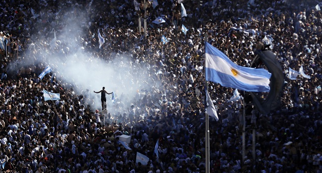 PHOTOS: Fans Celebrate Argentina’s 36-Year Wait For World Cup