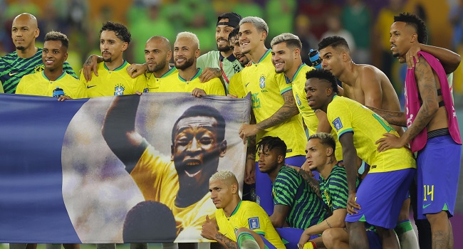 Neymar Jr. Ties The Legend Pele's Record At World Cup 2022