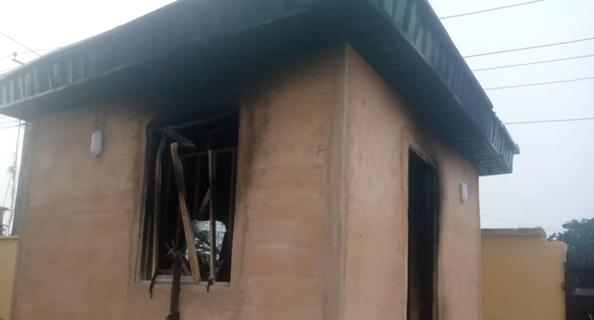Hoodlums Set Ablaze INEC Office In Imo, Abduct Construction Workers –  Channels Television