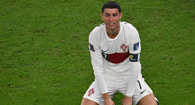 PHOTOS: Tearful Ronaldo Departs With World Cup Dream In Tatters