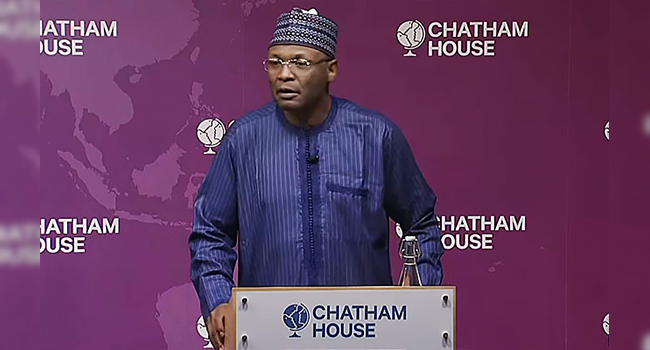 At Chatham House, Yakubu Expresses INEC Readiness, Says Presidential Run-Off  A Possibility – Channels Television