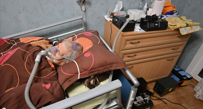 ‘Total Torture’: Sick Ukrainians Gasp For Oxygen Amid Blackouts